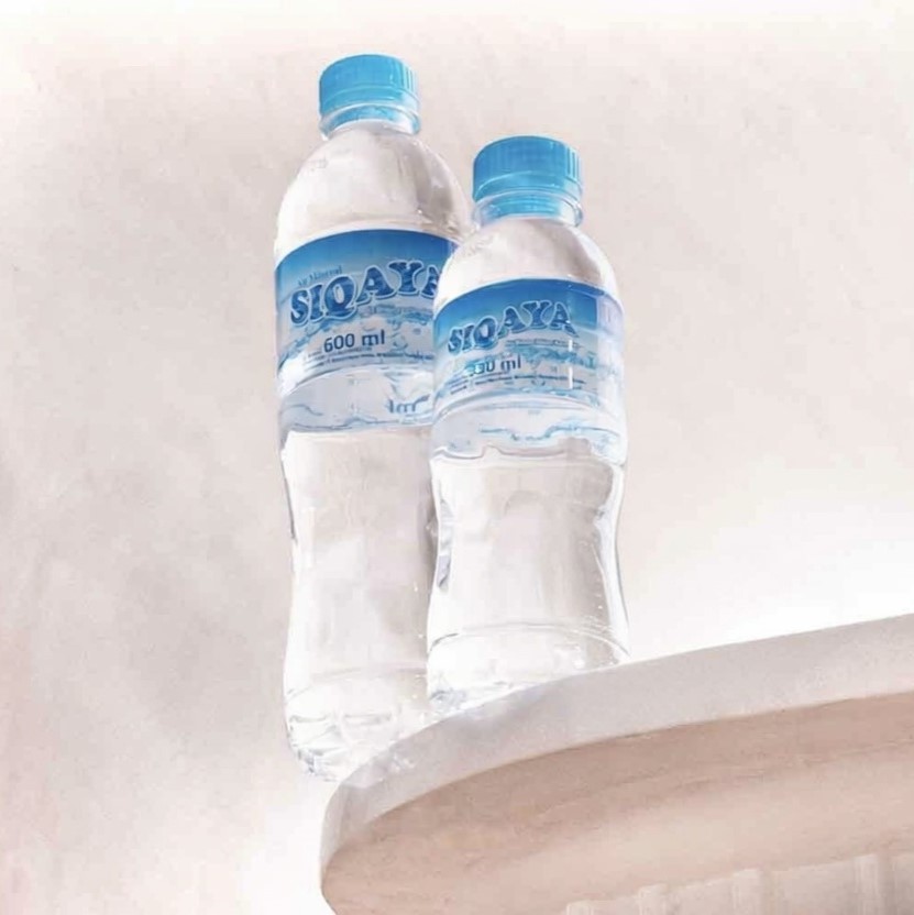 Distributor air mineral Siqaya Botol 330ml dan 600ml